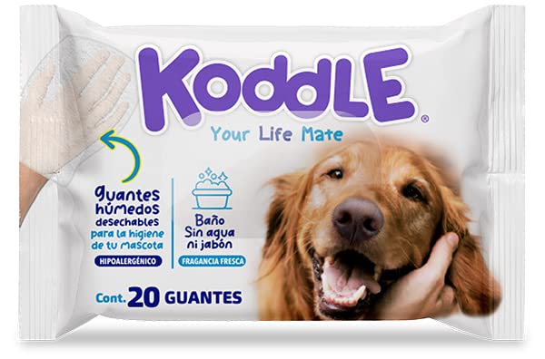 Koddle guantes de aseo para mascota