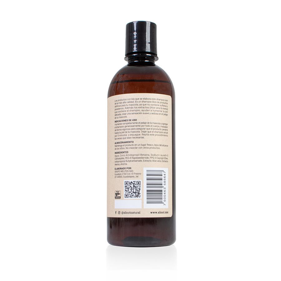 Shampoo Aloe vera & Avena 480ML