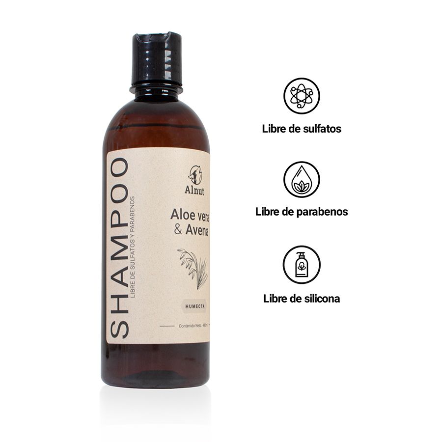 Shampoo Aloe vera & Avena 480ML