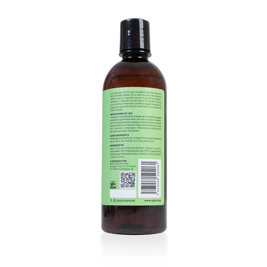 Shampoo TE Verde y Jojoba 480ML