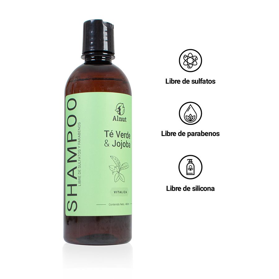 Shampoo TE Verde y Jojoba 480ML
