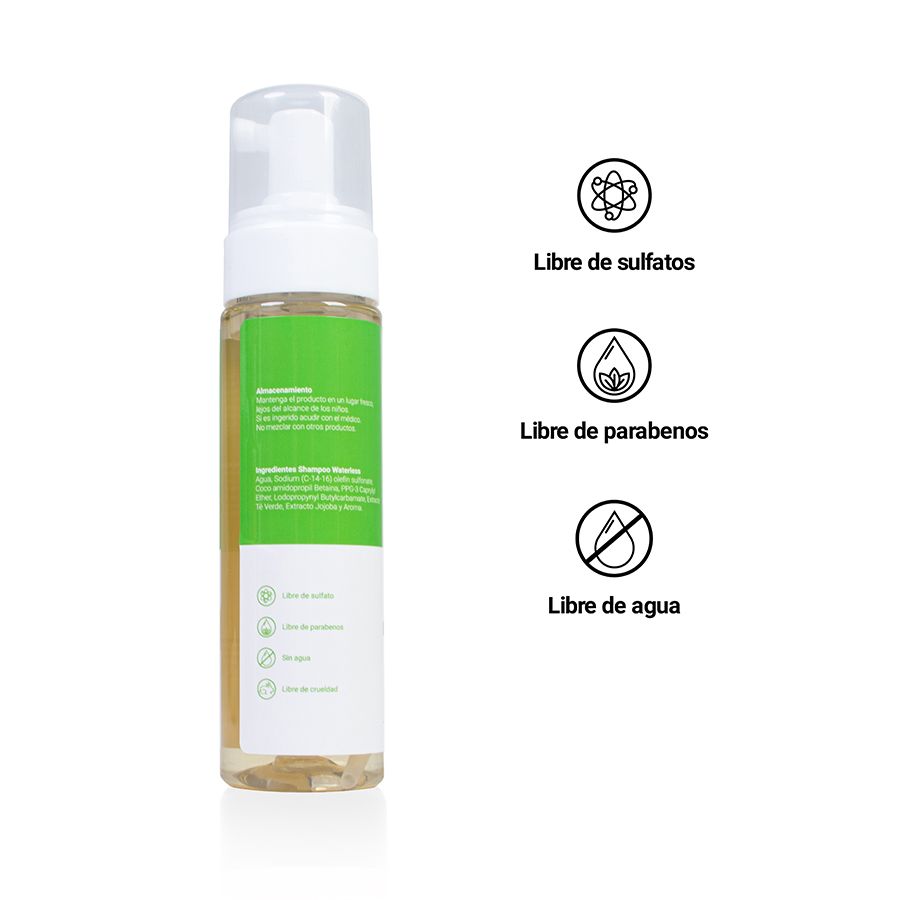 Shampoo en Seco TE Verde & Jojoba 230ML