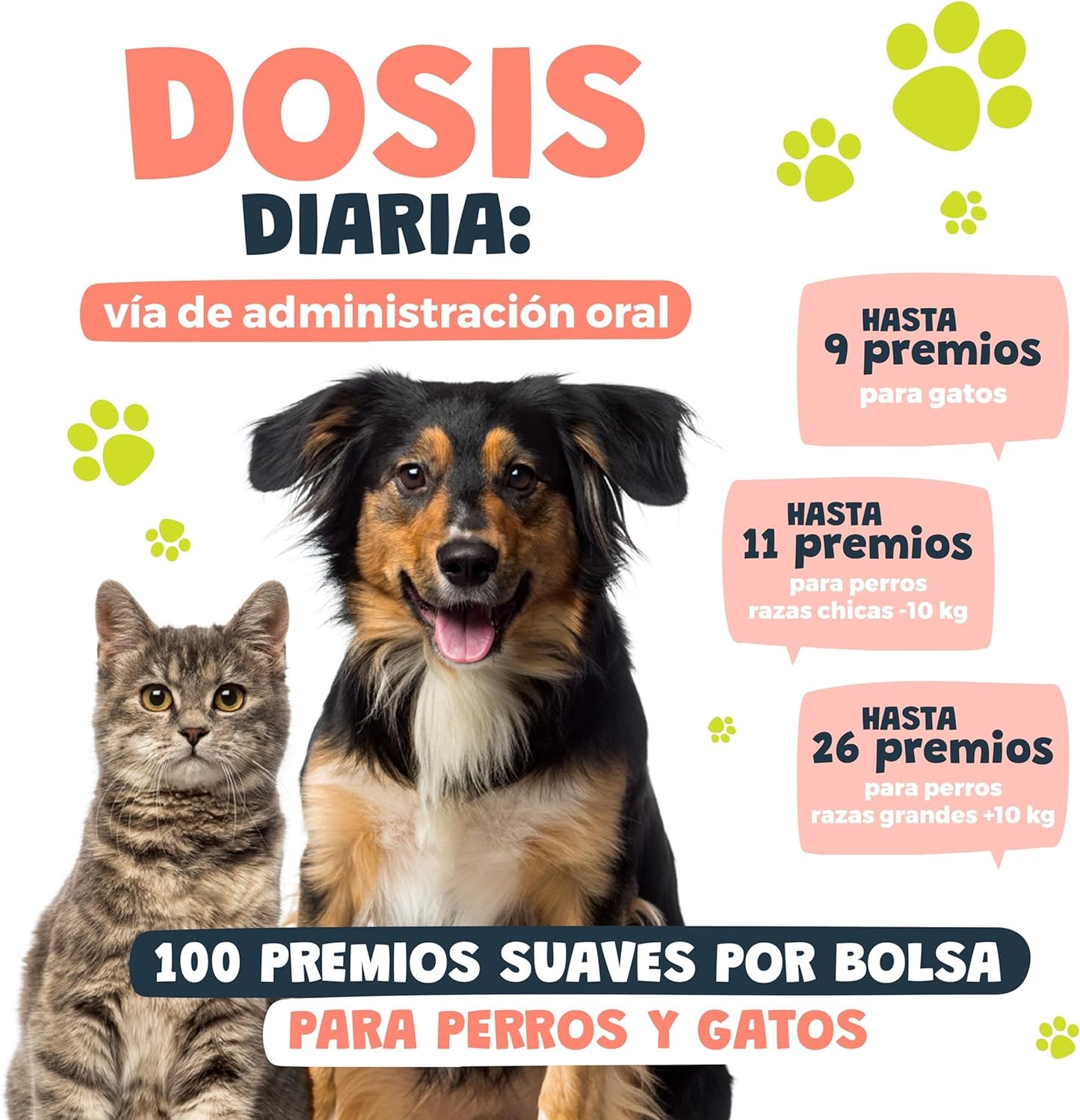 Premios bites salmón para perros y gatos 100 piezas