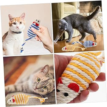 Juguete para gato en forma de ratón