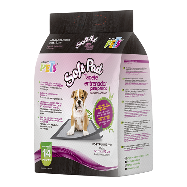 Tapete entredador soft pad con carbon activado- 14 PZ