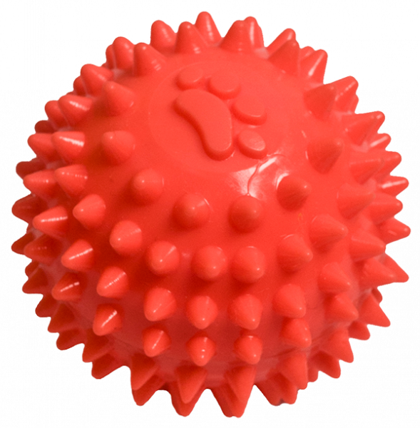 Pelota de caucho con picos