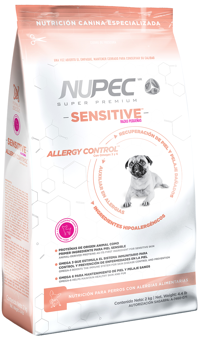 Nupec Sensitive Skin Raza Pequeña