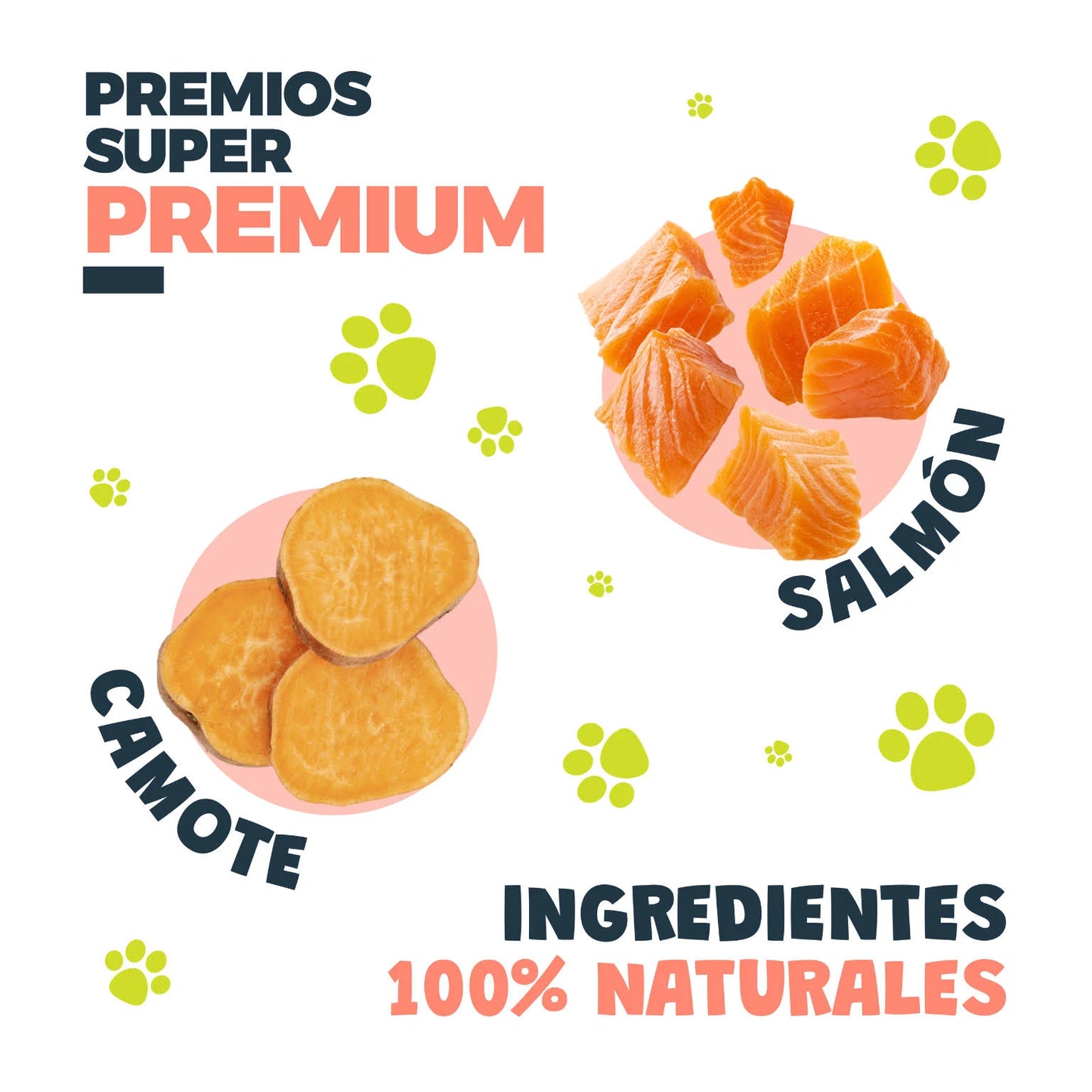 Premios bites tuna y camote 100 piezas