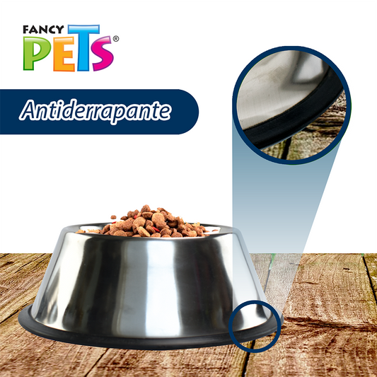 Plato de acero para razas con orejas largas