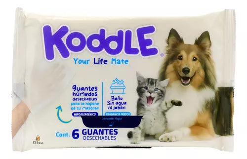 Koddle guantes de aseo para mascota