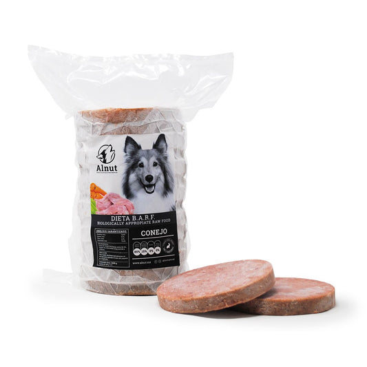 Alimento Barf Perro Conejo 2.10KG (14 Piezas)