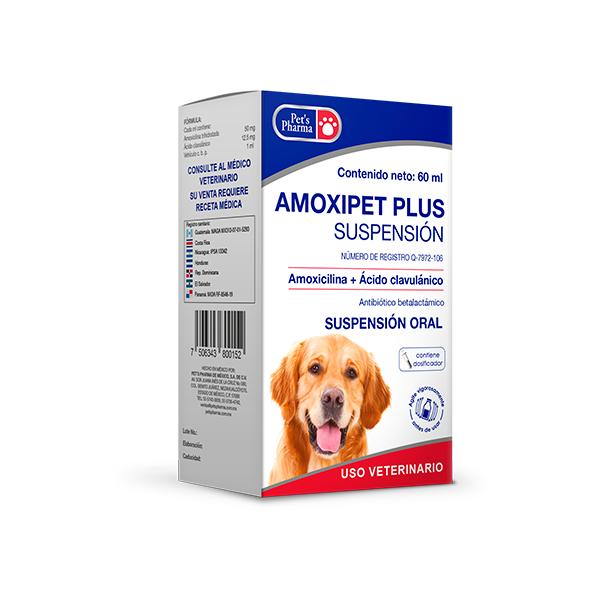 Amoxipet Plus Suspensión 60 ml