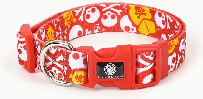 Collar Poliester Calaveras