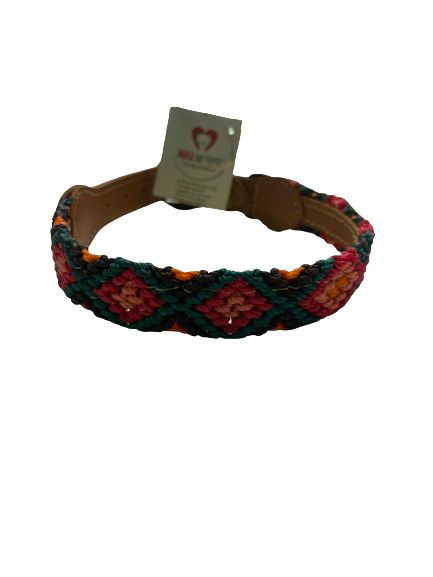 Collar artesanal para perro
