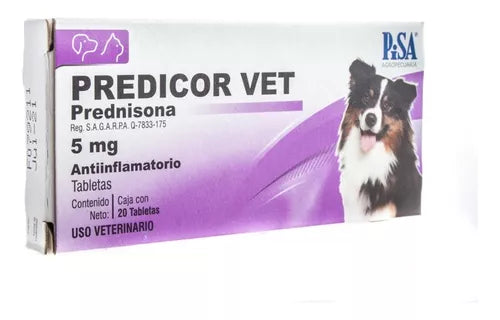Predicor Vet 5 mg (Prednisona) (Tableta)