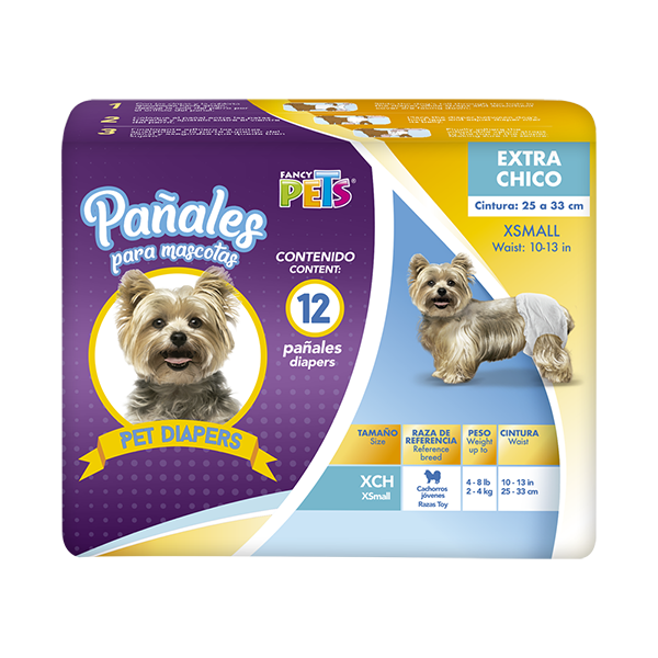 Pañales para perro para hembras 12 Piezas