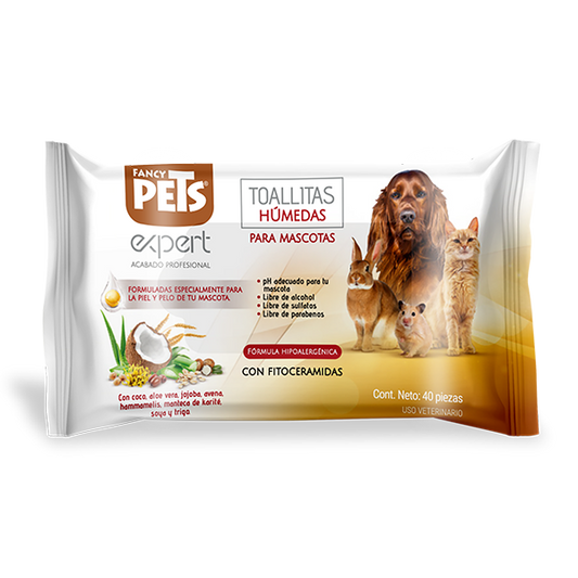 Toallitas húmedas para perros y gatos