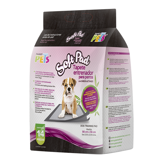 Tapete entredador soft pad con carbon activado- 14 PZ