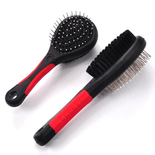 Cepillo Doble Negro con Rojo