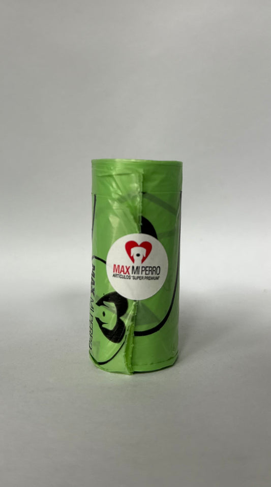 Bolsas para desechos biodegradables 1 Rollo