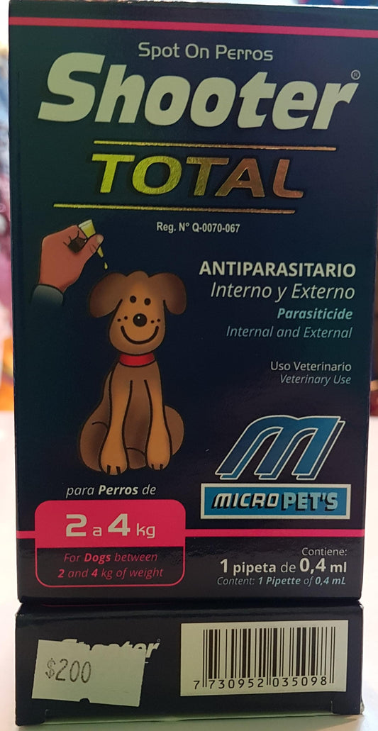 Shooter Total Perro 2-4 Kilos