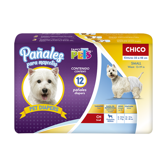 Pañales para perro para hembras 12 Piezas