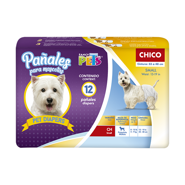 Pañales para perro para hembras 12 Piezas