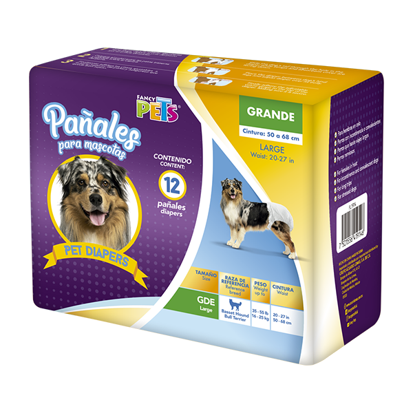 Pañales para perro para hembras 12 Piezas