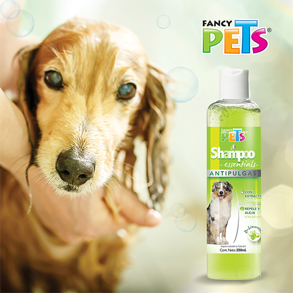 Shampoo essentials para perro Antipulgas 250ML