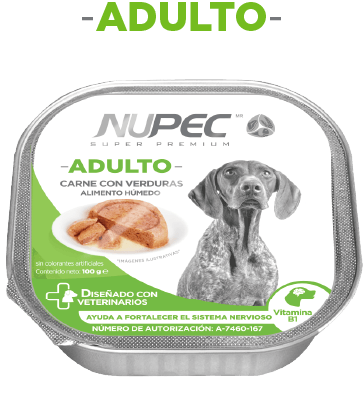 Alimento humedo Nupec Adulto