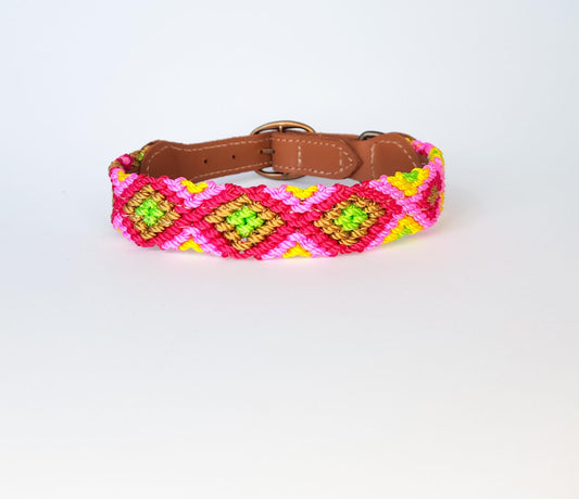 Collar artesanal para perro