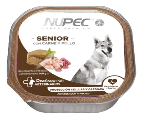 Alimento humedo Nupec Senior