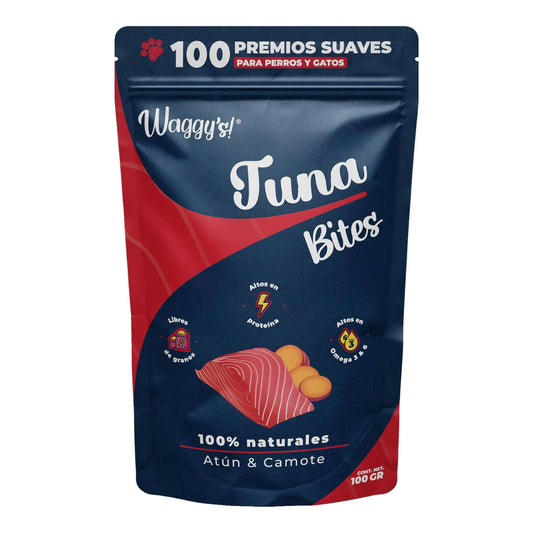 Premios bites tuna y camote 100 piezas